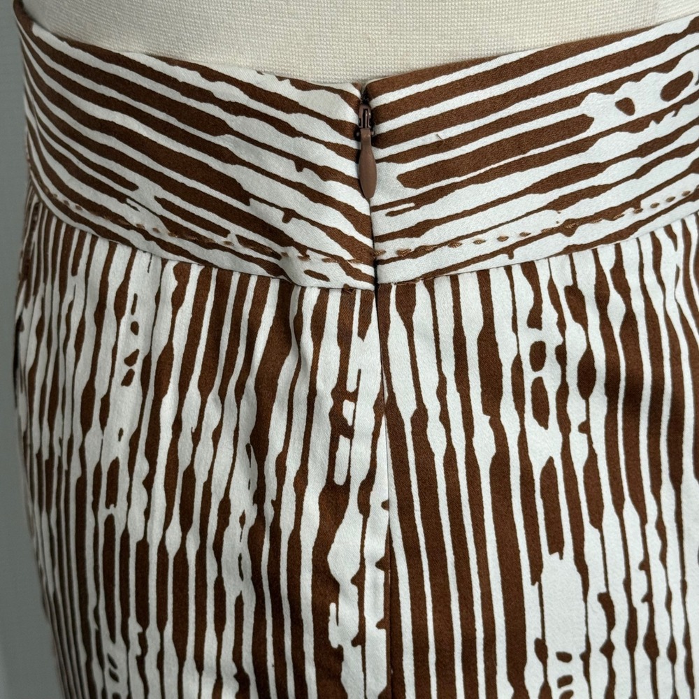 Jones New York Vertical Striped & Floral Print Pattern Pencil Skirt - Picture 4 of 7